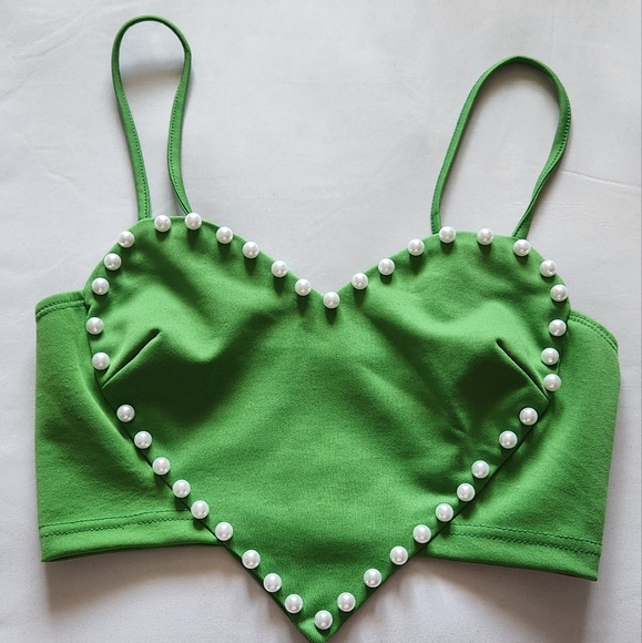 Shein Heart Shaped Crop Top - Picture 4 of 4